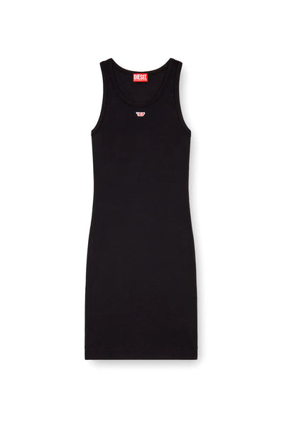Short tank dress with D logo