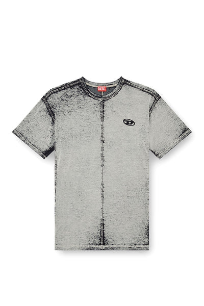 Burnout T-shirt with Oval D logo