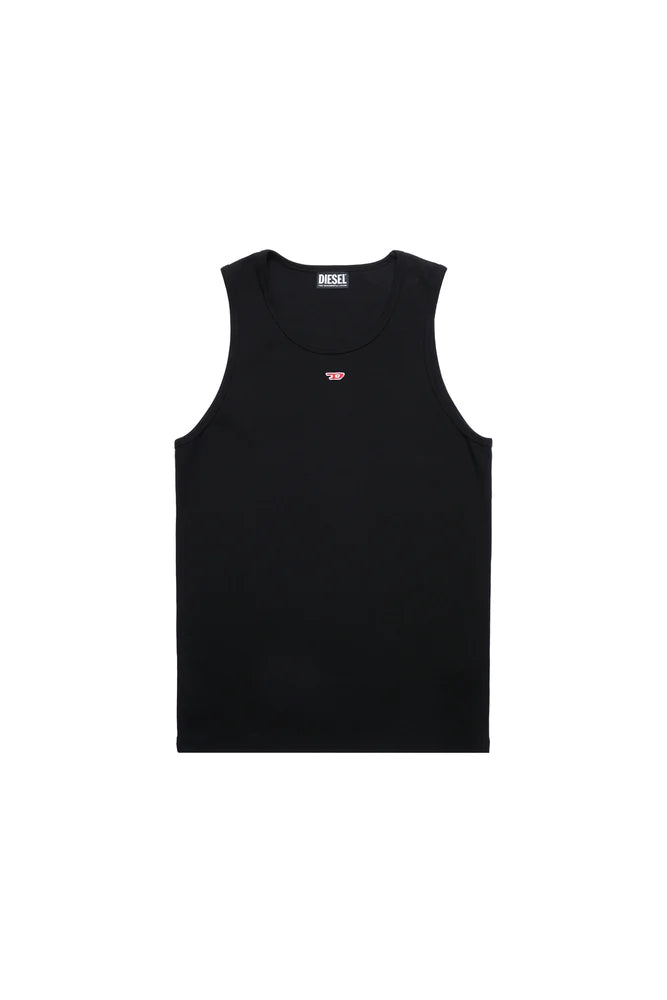 Tank top with mini D logo patch