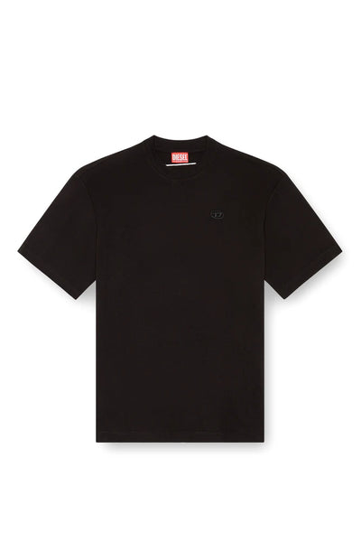 T-shirt with maxi oval D embroidery