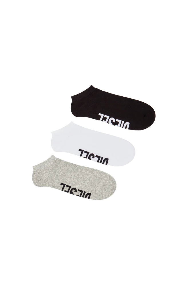 3-pack low-cut logo instep socks