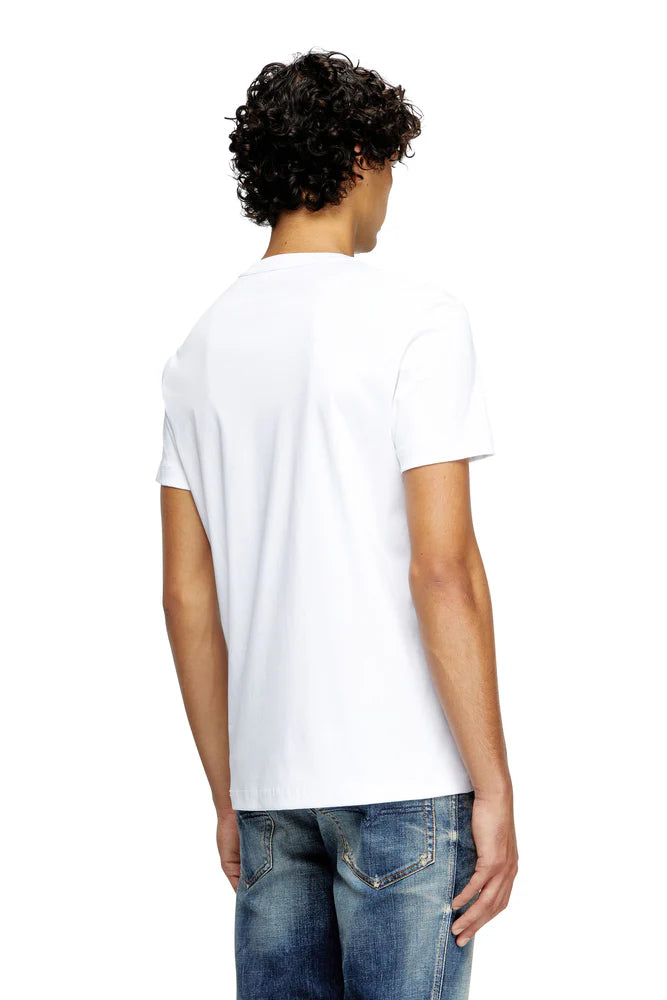 T-shirt in mercerised cotton