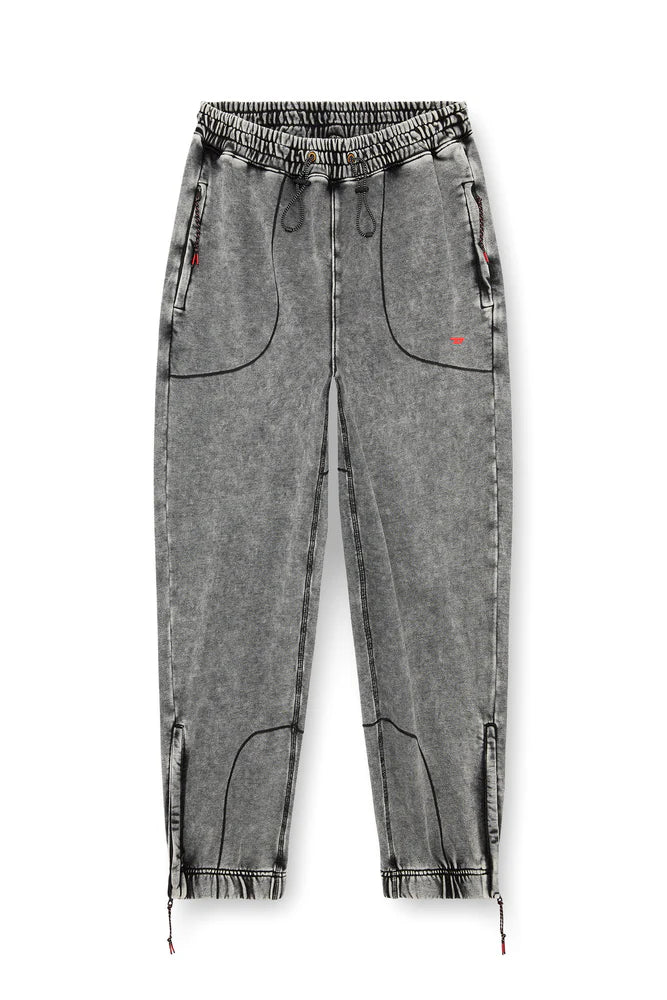 Faded Track Pants With Toggle Waist