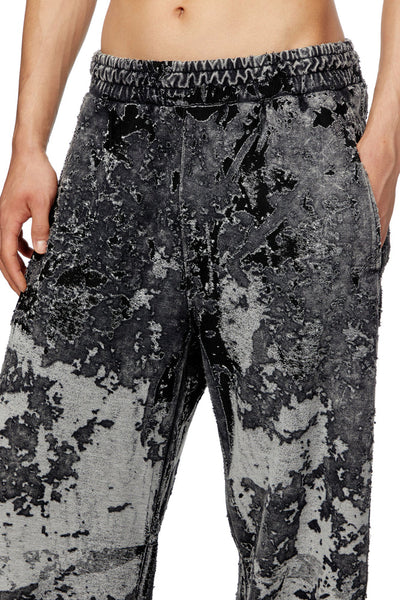 Burnout Track Pants With Camo Effect