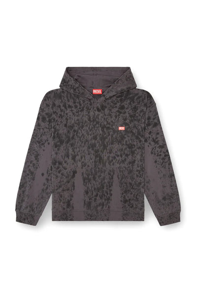 Treated hoodie with raindrop effect