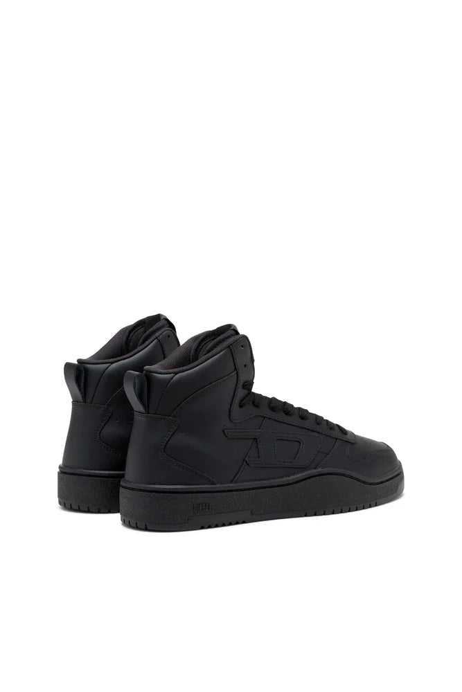 S-Ukiyo-High-top sneakers in leather