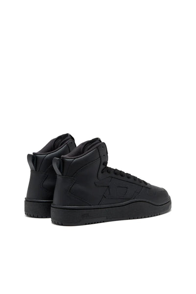 S-Ukiyo-High-top sneakers in leather