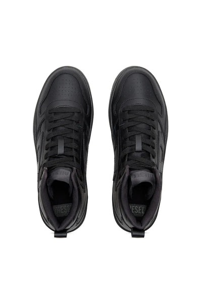 S-Ukiyo-High-top sneakers in leather