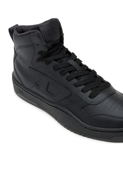 S-Ukiyo-High-top sneakers in leather