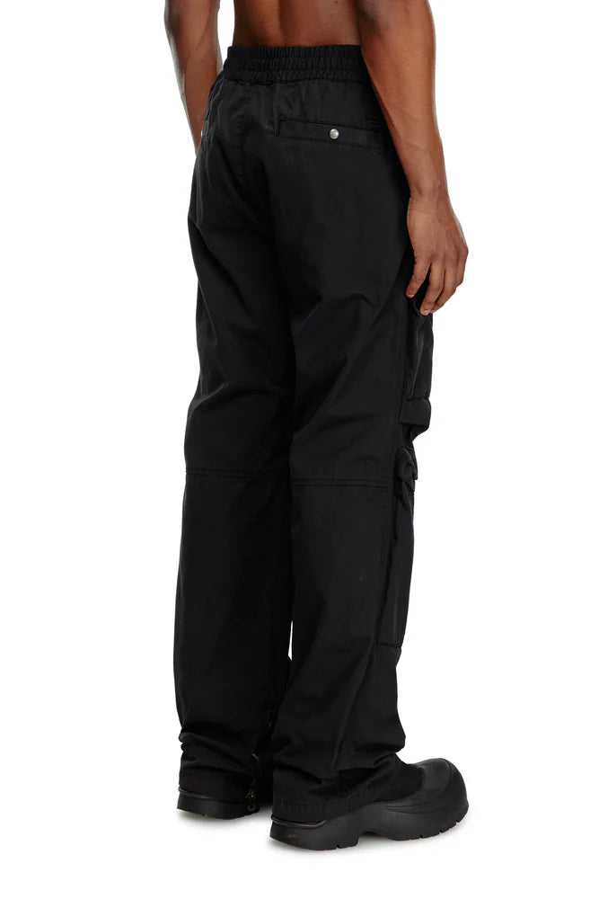 Cargo pants in garment-dyed twill