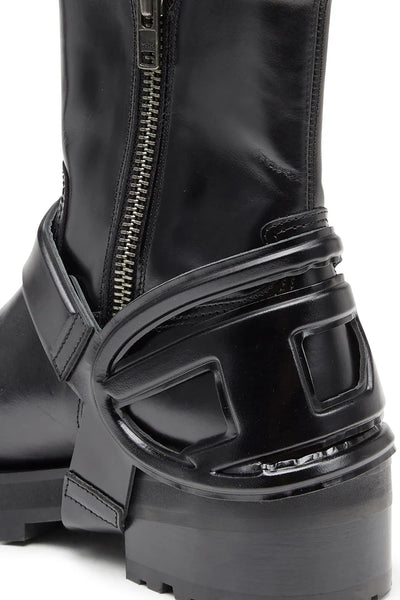 D-Texan-Harness boots in polished leather