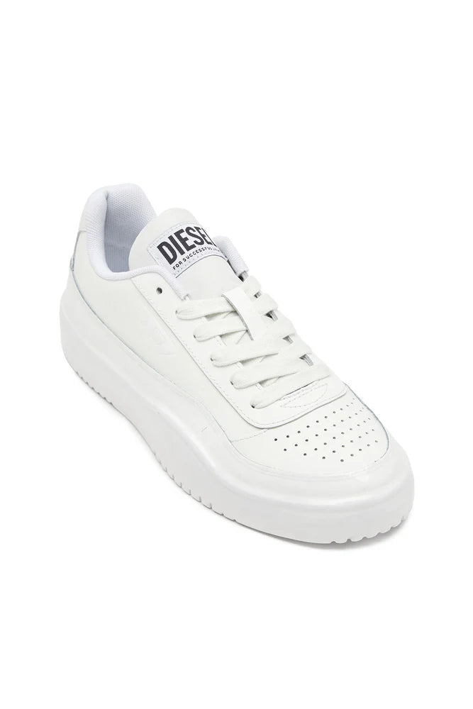 S-Tracker-D-Silicone-dipped leather sneakers