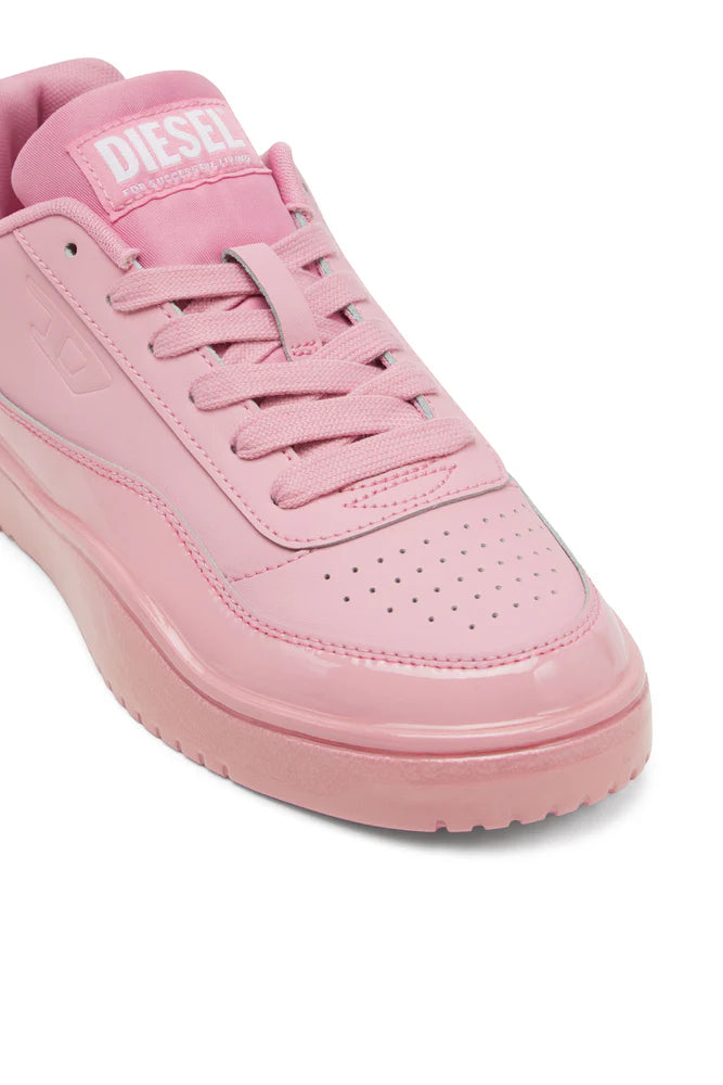 S-Tracker-D-Silicone-dipped leather sneakers