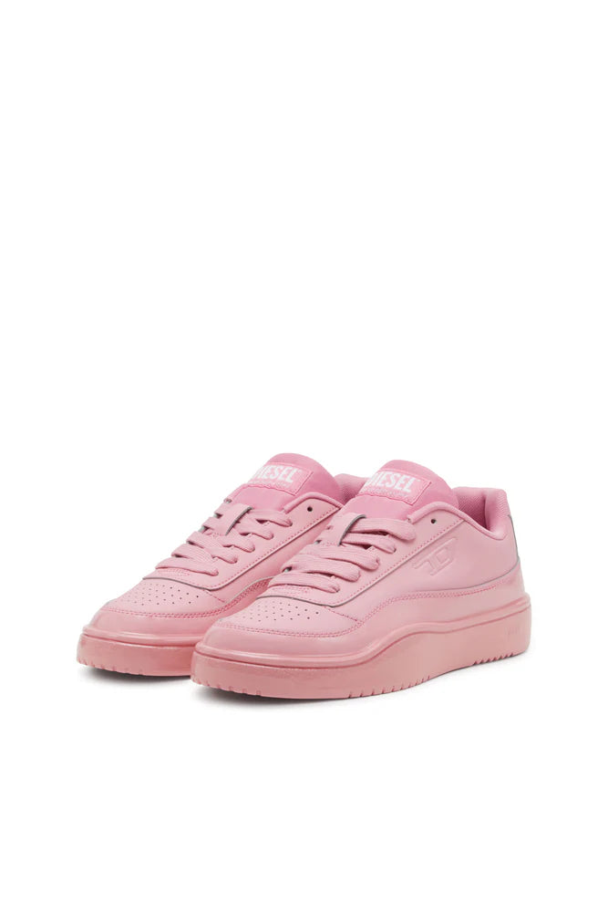 S-Tracker-D-Silicone-dipped leather sneakers