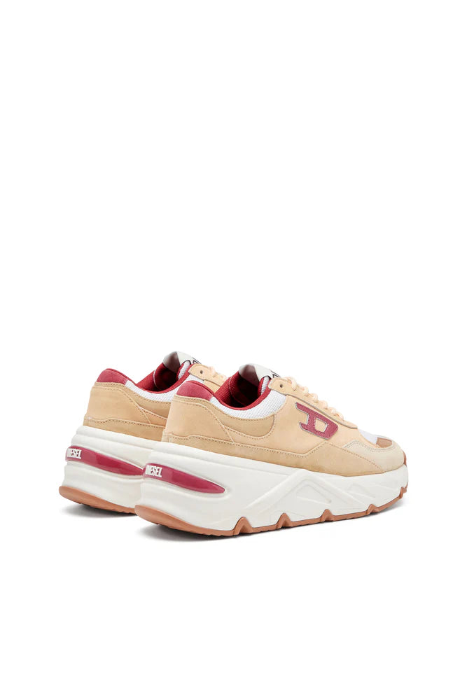 S-Savannah-Platform sneakers in suede and mesh