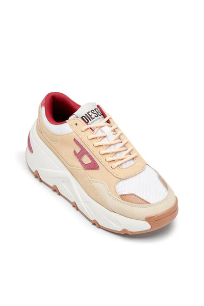 S-Savannah-Platform sneakers in suede and mesh