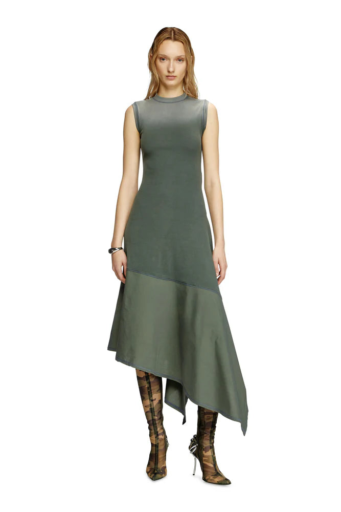 Asymmetric sleeveless dress