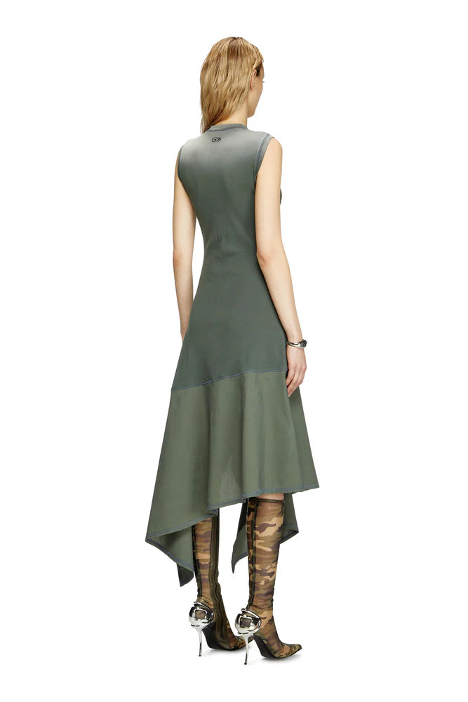 Asymmetric sleeveless dress
