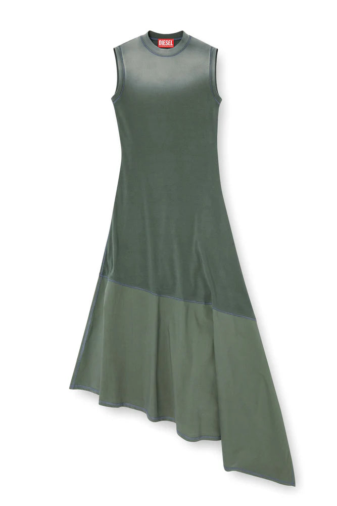 Asymmetric sleeveless dress