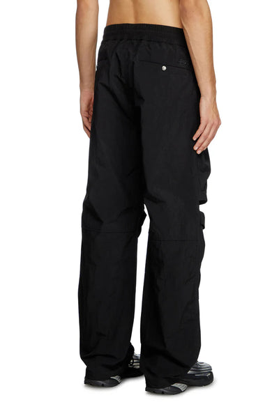 Utility pants in overdyed nylon