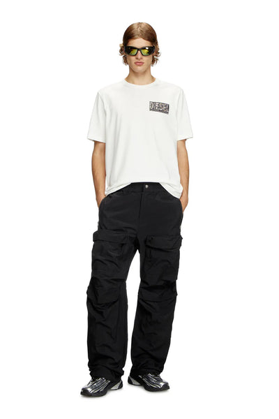Utility pants in overdyed nylon