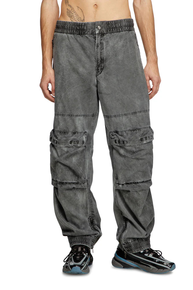 Cargo pants in cotton twill