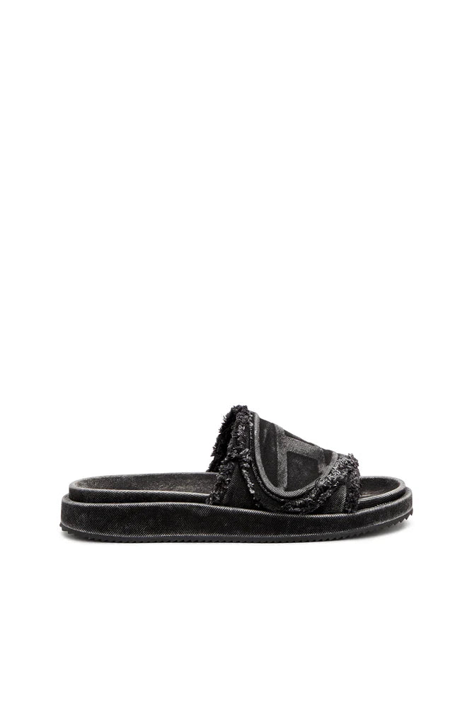 Sa-Slide D-Distressed denim slides