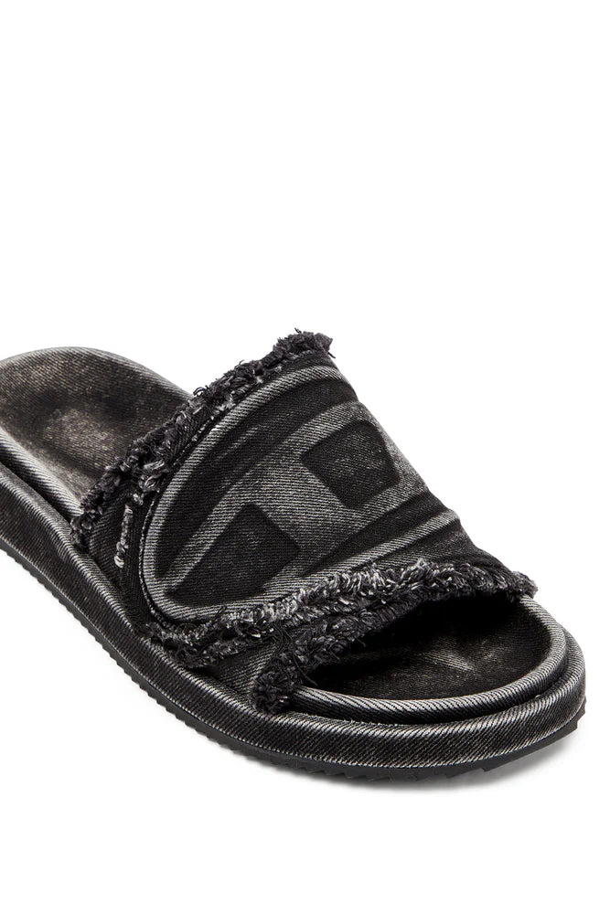 Sa-Slide D-Distressed denim slides