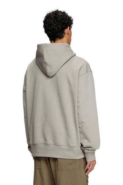 Hoodie with metallic logo