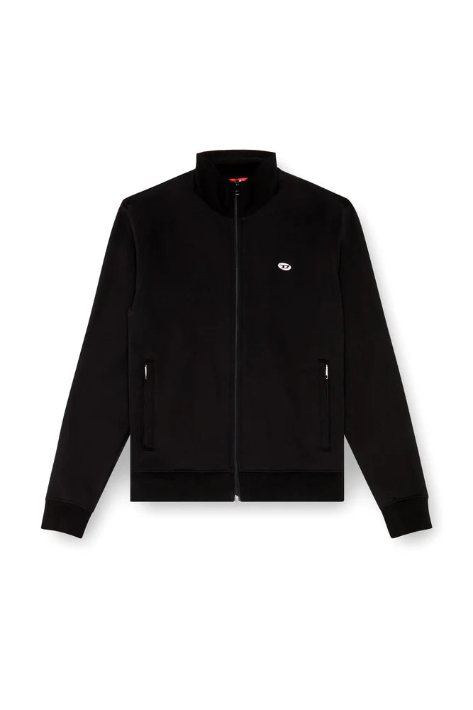Track jacket with Oval D patch