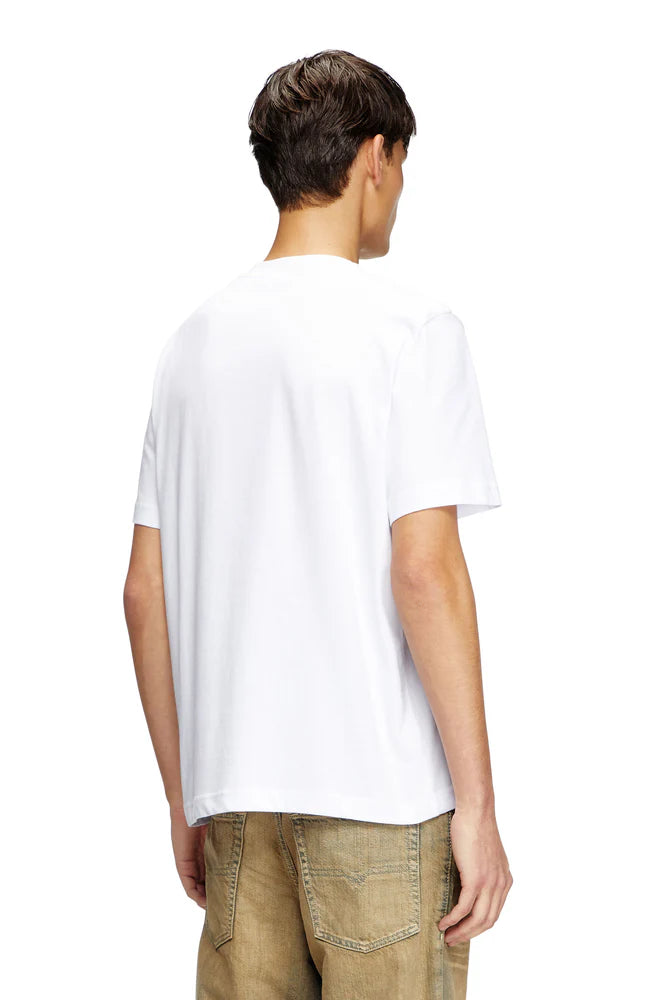 T-shirt with embossed Oval D