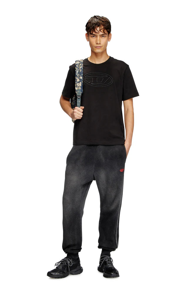 T-shirt with embossed Oval D