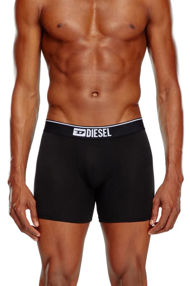 Three-pack of plain long boxer briefs