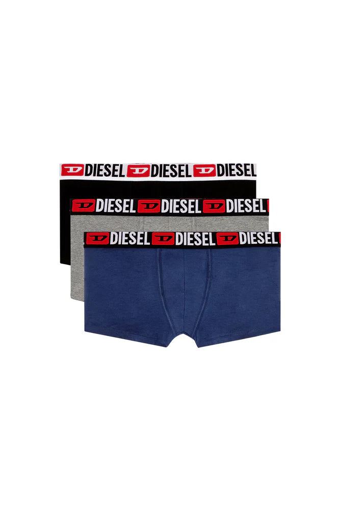 Three-pack of all-over logo waist boxers