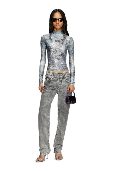 Long sleeved turtle neck top