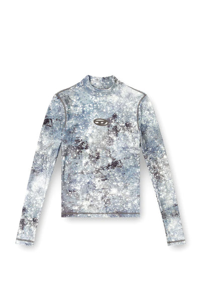 Long sleeved turtle neck top