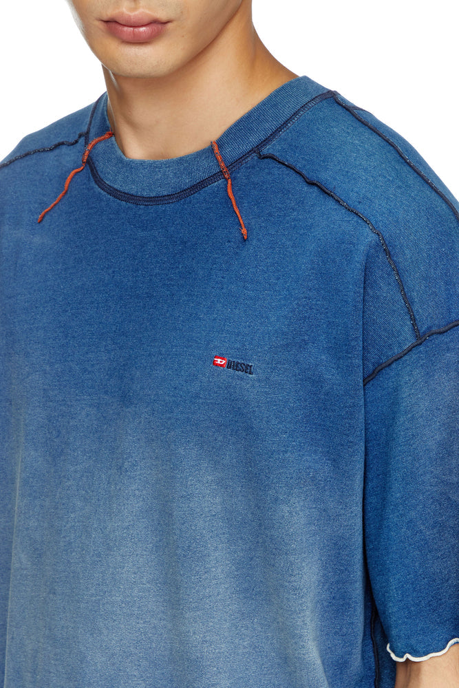 Faded T-shirt with micro logo