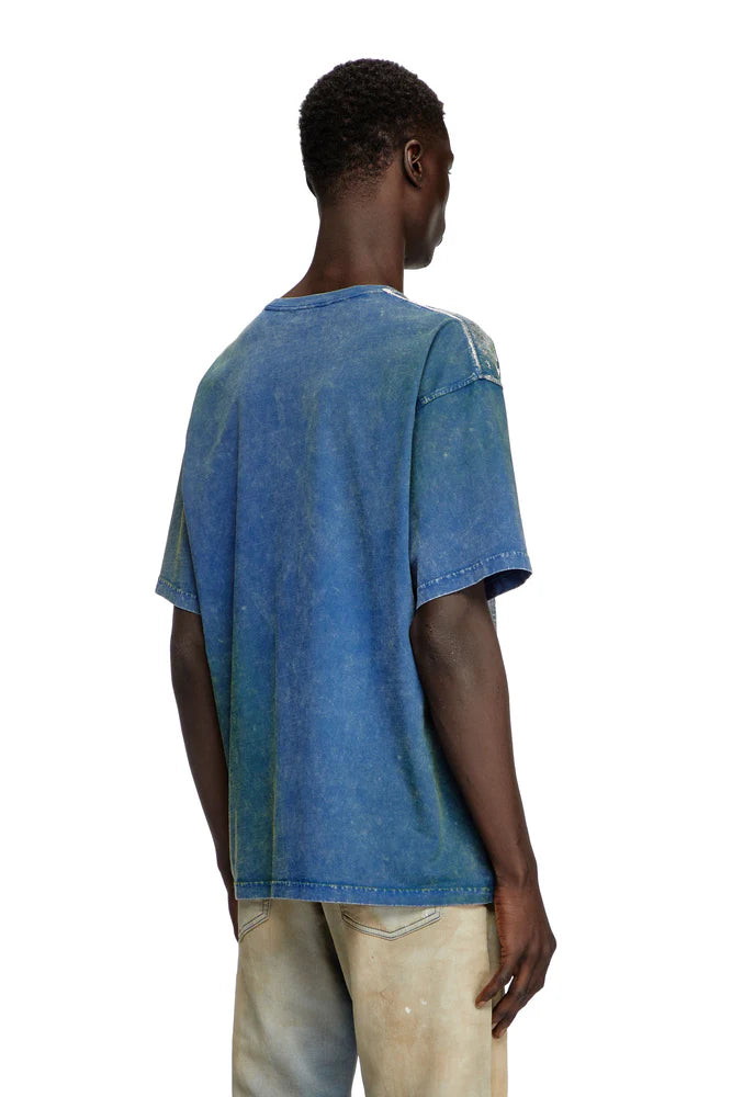 Logo T-shirt with metallic effects