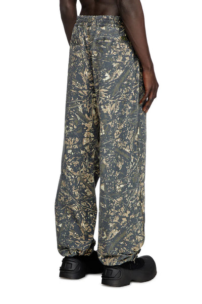 Stylised camo utility pants