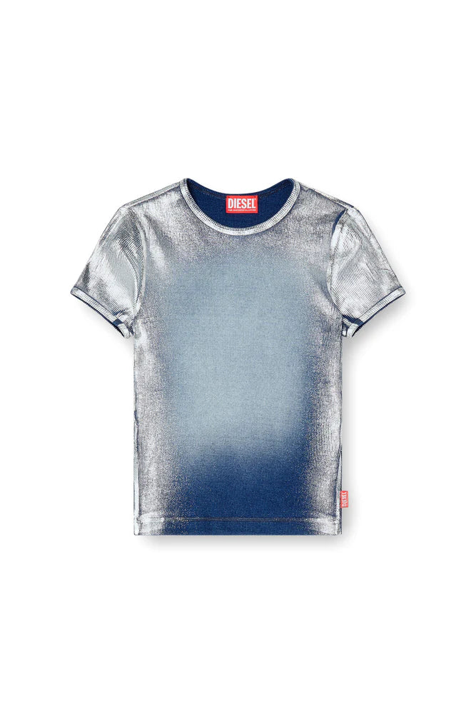 Faded metallic T-shirt