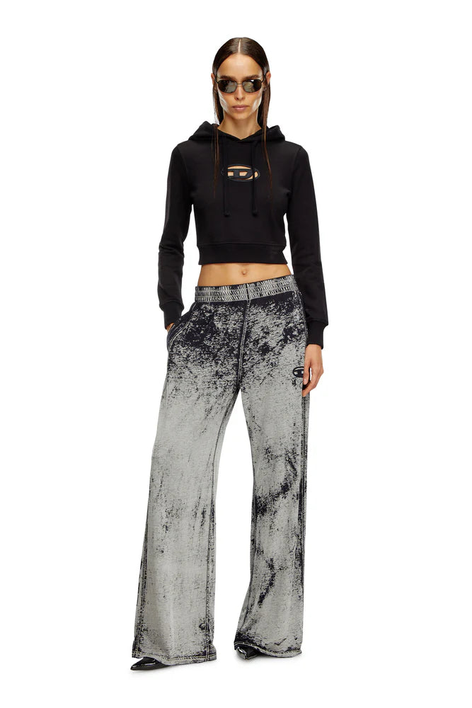 Hoodie with cut-out Oval D Logo