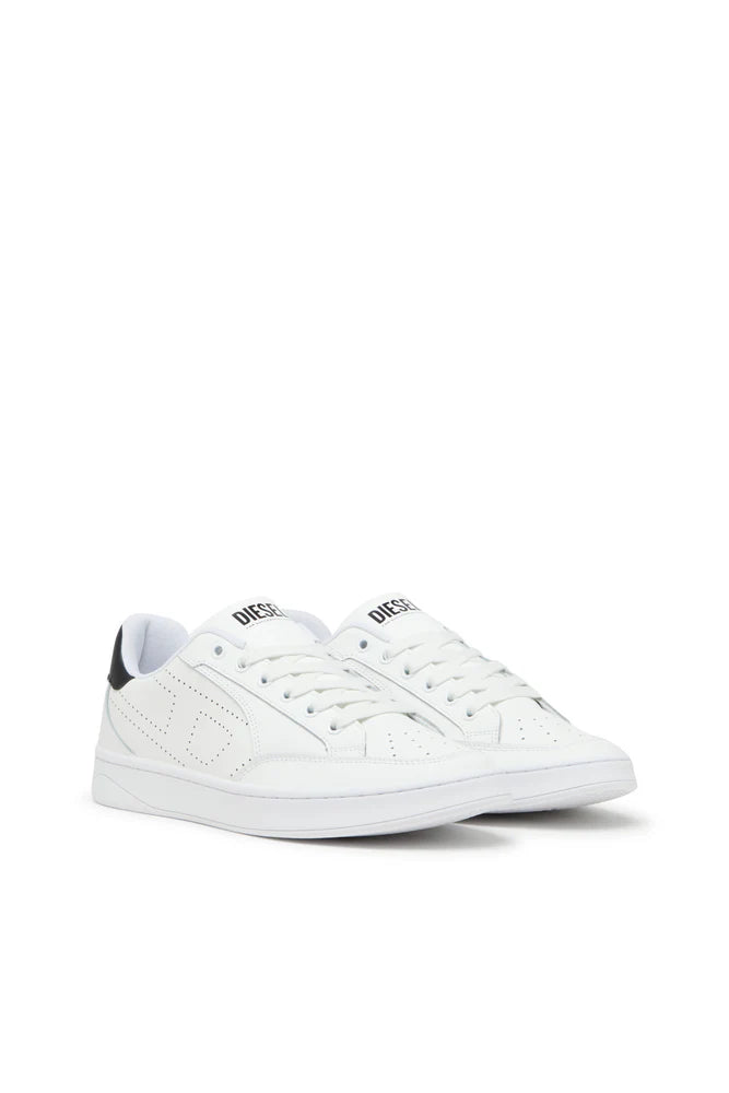 S-Dakota-Leather sneakers with perforated logo