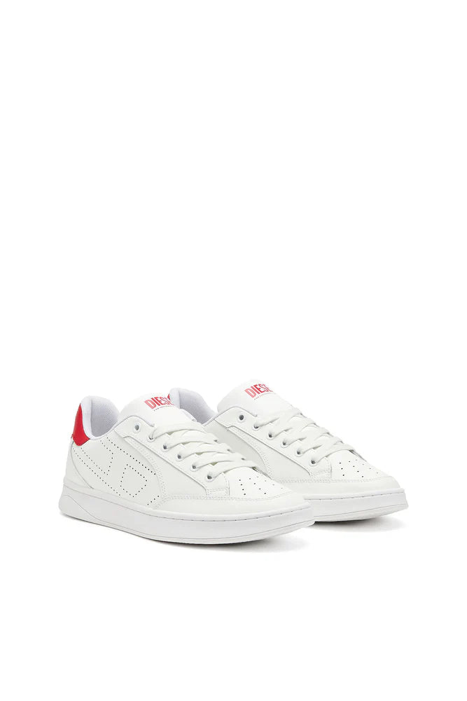 S-Dakota-Leather sneakers with perforated logo