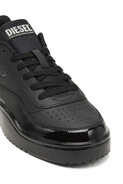 S-Tracker-D-Silicone-dipped leather sneakers