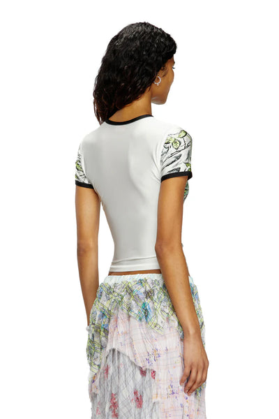 T-shirt with tattoo print