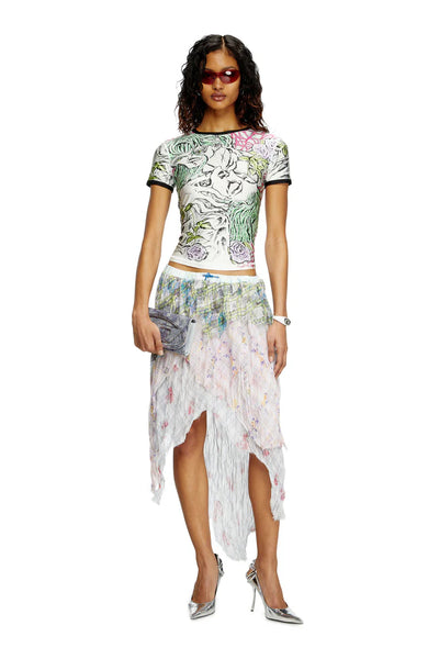 T-shirt with tattoo print