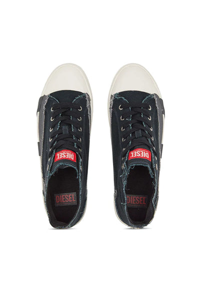 S-D-Verse-High-top sneakers in frayed canvas