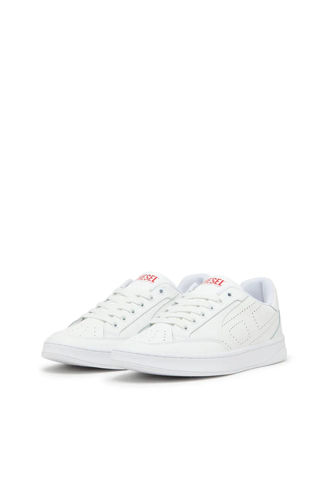 S-Dakota-Leather sneakers with perforated logo