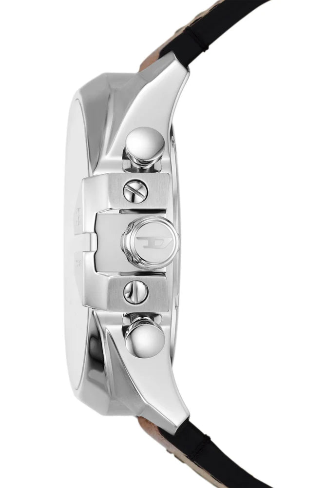 Mega Chief chronograph brown leather watch