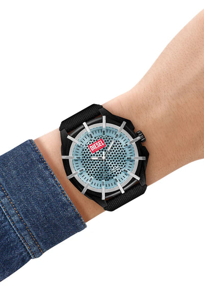 Framed solar-powered watch